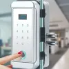 Controlla Smart Fingerprint RFID Lock Porta RFID Porta a scorrimento impermeabile Biometrica Glassa Bloccaggio senza chiave Elettronica senza chiave con tastiera