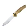 Butterfly BM9400 Pocket Knife D2 Blade Single Action Transparent PEI Handle Tactical Hunting Camping EDC Survival Tool Knives A2995