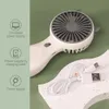 Outros aparelhos Mini Fan Fan Portable Night Pocket Fan Charge Fan de carregamento de 2 velocidades Ventilador de resfriamento de verão J240423