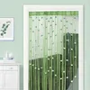 Türlinienvorhang Rosenblume Formfensterfaden hängen Vorderschnur Vorhänge Quasten Valance Divider Dekoration Home DIY 240416