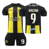 2324 Saoedi Jeddah United Jersey 9 Benzema Set volwassen kinderen sportkleding