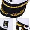 Berets Y166 Hat Navy Marine Costume Men Drop Livilt Dh6mo