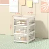 Cassetti trasparenti piccoli vaccini vari scatola di stoccaggio semplice per il desktop gioiello stoccaggio studentesino dormitorio di stoccaggio di finitura cosmetica