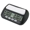 Ställer in schackklocktävling timme mätare digitala brädspel Stopwatch Professional Advanced Count Up Down Timer Multipurpose