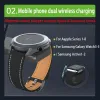 Chargers 5 dans 1 PAD DU CHARGEUR SANS WIRESS pour iPhone 14 13 12 Samsung S22 S21 Galaxy Watch 5 4 Active 2/1 Bud Fast Charging Dock Station