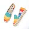 Casual Shoes Spring And Autumn Espadrille Comfortable Color Thick-soled Canvas Woven Round Toe Large Size Flat Women's