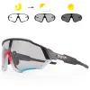 Sonnenbrille Photochrom Radsport Sonnenbrille Outdoor Sports Running Drving Gläses Road MTB Fahrradbriglungen UV400 Sicherheitsbike Eyewear