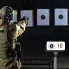 Optik 9mm .223REM .38SPL Eğitim Bullet Taktik Kırmızı Dot Lazer Kartuşu Kuru Ateş Eğitimi Uygulaması için Çekim için Göze Geçti