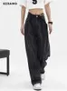 Femmes Baggy Long Jeans Harajuku Black Lignet Pantalon Streetwear Vintage High Waist Denim Pantal