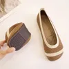 Casual Shoes 2024 Summer Hollow Out Flat Ballet Women Cozy Square Toe Loafers