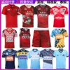 Men Jersey 22 Tonga NRL English Titan Troppy Main Short Sleeve T-Shirt Polo Olive Shorts Tank Top Training