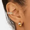 Kolczyki nowy mankiet na uszach mały kryształowy uszy dla kobiet wielokolorowy dhinestone clip kolczyki biżuteria urocze prezenty na przyjęcie weselne