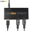 Hubs Doremidi alta velocidade USB Caixa de host MIDI MIDI Host USB para MIDI Converter UMH21 e USB Hub 2.0 Hispeed 4 USB Ports Hub