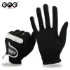 Gants 1 pcs gants de golf masculin gant gauche main droite Micro Fibre doux gants de golf respirant les hommes colori