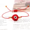 Strands Go2Boho Simple String Bracelets for Kids Child Rope Jewelry Lucky Greek Eye Pulseras Femme Turkish Evil Eye Bracelet For Women