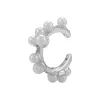 Boucles d'oreilles Zhukou Pearl Ear Cuff Clip de mode sur boucles d'oreilles pour femmes gracieuses Fake Piercing Boucles d'oreilles Amitié bijoux en gros Ve677