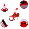 Vestes non ou chien chat costume de Noël Santa Claus Riding Pet Cosplay Vêtements de Noël Design de conception de vêtements pour gros petit chien