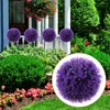 装飾的な花2 PCS飾るユーカリグラスボール人工屋内植物プラスチックディーリーフボール