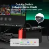 Adapter Unitek 4 Port Game Card Reader Switch for Nintendo Switch/Switch OLED Gaming Cardreader Supports Quickly Onekey Switching Games