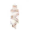 装飾的な置物Conch Sea Shell Wind Chimhaping Ornament Wall Decoration Creative Pendantスタイリッシュ