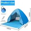 Beach Shelter Uv Protection Popup Tent 23 Person Waterproof Portable For Family Camping Garden 240419