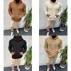 Hooded Winter Sherpa tröja Big Pocket Teddy Fluffy Pullovers Men's Plus Size Warm Fleece Tops Streetwear 201022