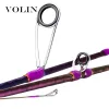 アクセサリーVolin New SpinningULトラウト釣り棒1.53m 1.68mベイトキャスティングロッドソリッドトップチップカーボンロックフィッシングロッドトラベルフィッシングポール