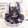 Dogs Vêtements printemps / été mince chat robe princesse violette kawaii lolita petit chien peddy animal 240415