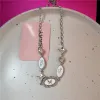 Halsketten Goth Harajuku Vintage Ästhetische Schmetterling Herz Perlen Perlen Cross -Kette Halskette für Frauen Y2K Emo Schmuckzubehör