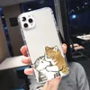 携帯電話のケース面白い擬人化された猫カップル電話ケース
