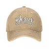 Ball Caps 2024 Classic Denim Jesus to mój przyjaciel chrześcijański baseball czapka dla dorosłych unisex lato jesienne kapelusz snapback kapelusz hatów