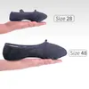 Chaussures de danse Ballet Femmes grandes taille 28-48 Canvas Cuir Adulte / Enfants Flats Slippés pour Girl Boys Men Gym