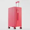 Luggage Unisex Rolling Luggage Travel Suitcase New Design 1/9 Open Trunk High Quality Case Large Capacity Box Password Lock Luggages