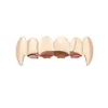 18K Electroplated Hip-Hop lisse pour hommes et femmes adaptés aux grilles de Fangs Vampire de dents de tigre Halloween