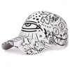 Ball Caps Eyes Graffiti Embroidery Baseball Cap Fashion Outdoor Hip-hop Dad Hat Casual Wild Hats Sports Sun