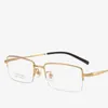 Sonnenbrillen Frames 54 mm reine Titan -Gläser Rahmen Square Brille Leichtes Myopie Hyperopie Progressive Rezept