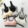 Bras Letter Sports Cotton Bra for Women Fitness Running Yoga Top Push Up Tops Ladies Sportswear 9-18t No Wire