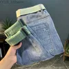 Moda de jeans femeninos Spring Harajuku Hip Hop Corea de lujo Corea de lujo para hombres High Dead Borded Slim Fit Goods Denim Jeans YQ240423