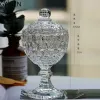 Bocaux en verre transparent pot bonbon ménage conduit en verre haut de verre