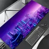 Rests Cyberpunk Neon City Gaming Mouse Pad Anime Gamer Desk Mat Xxl Keyboard Pad Desktop Large Computer Table Surface for Accessories