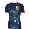 Magni da uomo NRL NRL Irish Lions Player Edition Edition T-shirt Short Short Polo Sleeveless Top Top's Olive maschile