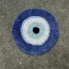 Tappeto tappeto Evil Evil Eye Circle Tappeto morbido peluche per moquette da letto tappeto soggiorno Halloween decorazioni tappetini da bagno anti-slip tappetino t240422