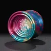 Magic yoyo alliage en aluminium non réactif yoyo metal high spee yo pour le joueur avancé kids toys classic 240408