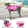Västar Summer Dog Life Jacket Lifesaver Swimwear Shark Vests With Rescue Handle Hand Dog Safety Swimsuit For Outdoor Pool Beach Boating
