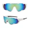 Akcesoria Outdoor Sport okulary mężczyźni kobiety rowerowe okulary Mountain MTB Cycling Fishing Uv400 Kolorowe okulary przeciwsłoneczne stylowe gogle rowerowe