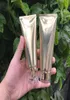 100mlゴールドプラスチックソフトボトル100g化粧品フェイシャルクレンザークリーム空のスクイーズチューブシャンプーローションボトルシルバーパッケージCont6195344