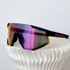 Occhiali da sole vibranti occhiali da sole Goggles Ski Dimensione 130 frame geometrico Configurazione di templi di inlay nylon creativo
