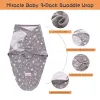 Ensembles Baby Sleeping Sac Newborn Enveloppe Cocoon Swaddle Wrap Soft 100% coton réception de vêtements de nuit