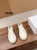 Casual Shoes 9.28 Klasonbell slip-ons loafers sneakers kvinnor äkta läder tjock sula brittisk stil rund tåbräda