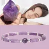 Strands Amethyst Bodypurify Slimming Bracelet Natural Amethyst Bead Energy Bracelets for Women Used To Relieve Fatigue Lose Weight Gift